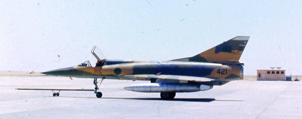 Libyan Mirage 5D in the desert