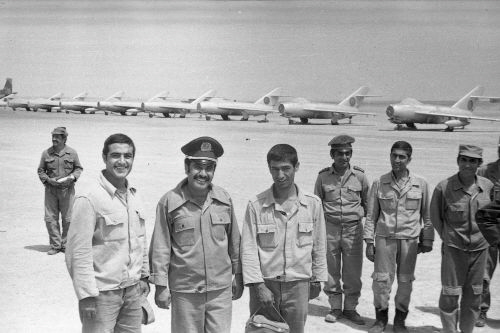 Afghanistan pilot training MiG-17 Fresco-A at Dehdadi airfield