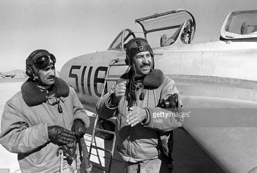 Afghan MiG-15UTI at Kandahar airport. Photo TASS GettyImages