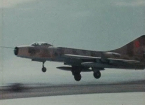 Afgan Su-7BMK Fitter-A in 1979 at Bagram airport Photo: Associated Press