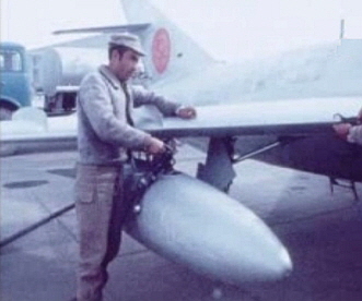 Afgan Air Force MiG-17F Fresco-C at Kandahar airport Photo: Associated Press