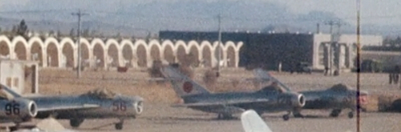 Afghan MiG-17PF  Fresco-D  interceptors with Izumrud RP-2 radar at Kandahar airport in 1980. Photo TASS GettyImages
