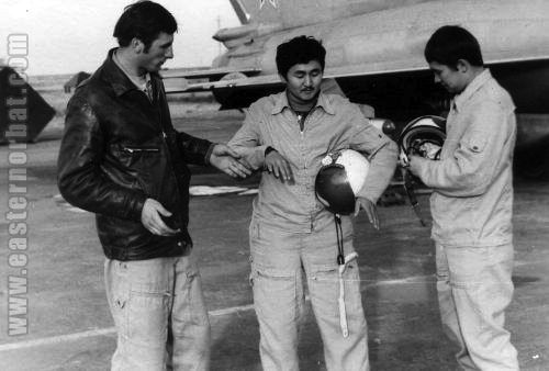 Soviet Air Force Turkestan Military District MiG-21PFM Fishbed-F 217th Fighter-Bomber Air Regiment Kzyl-Arvat airport