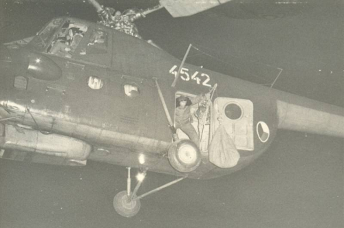 The 12th Helicopter Regiment flew night missions too