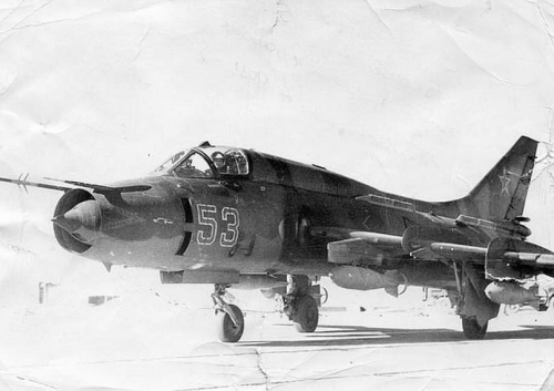 Soviet Su-17M3 bomber in Afghanistan.
