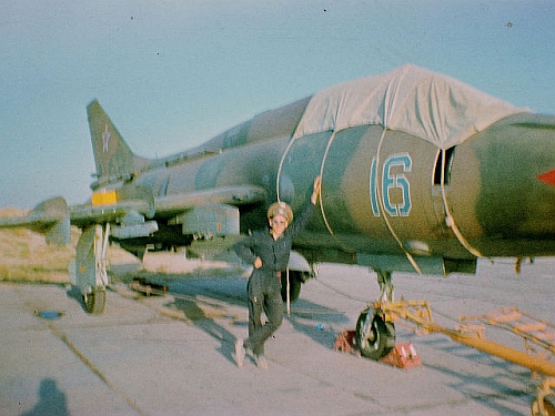 Soviet Su-17M3 Fitter-H at Mary-2 airport