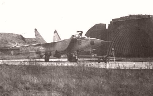 Soviet Air Force 164th independent Guard Air Regiment received it’s first MiG-25RB Foxbat reconnaissance aircraft in 1973 at Brzeg airport. Source: sgvavia.ru