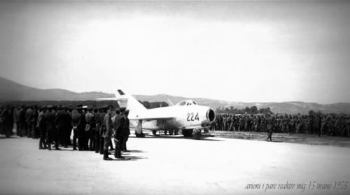 Albanian MiG-15bis in 1955