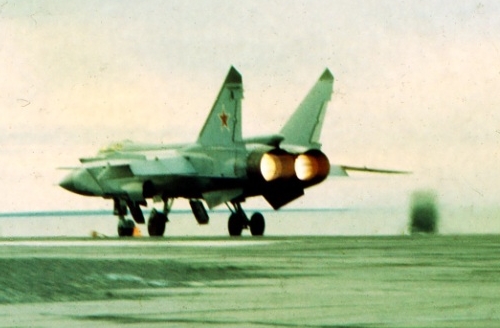 CCCP MiG-31 Foxhound at the Amderma airport
