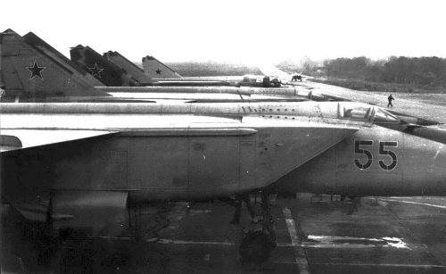 Soviet MiG-25RB Foxbat at the Werneuchen East Germany