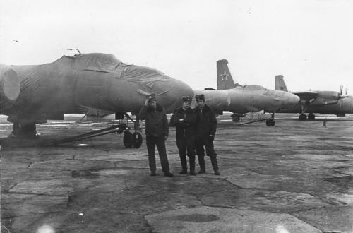 USSR IL-28 Beagle at Sennoy - Bagay-Baranovka airbase in the seventies