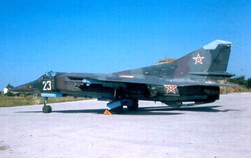 Bulgarian Air Force nuclear bomber MiG-23BN Flogger-H