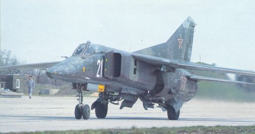 Bulgarian Air Force nuclear bomber MiG-23BN Flogger-H