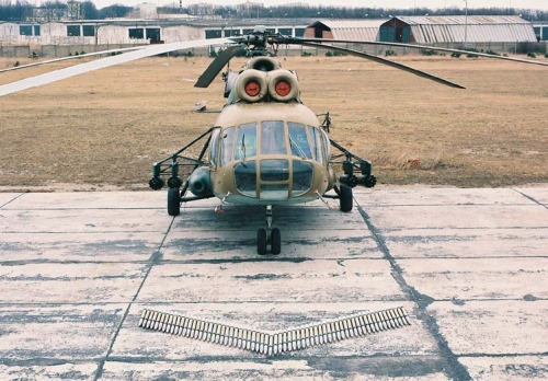 Hungarian Mi-8T Hip-C weapons