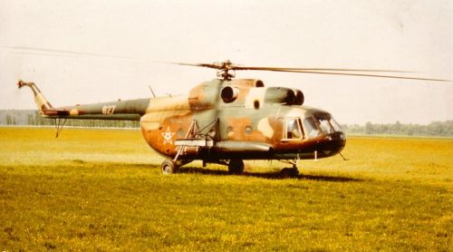 Hungarian Mi-8T Hip-C helicopter.  Photo: Simon Laszlo