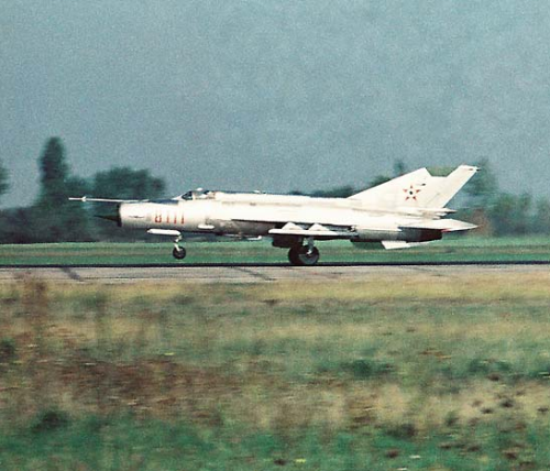Hungarian MiG-21MF at Kecskemét 