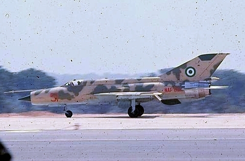 Nigerian MiG-21MF Fishbed-J