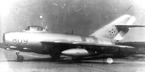 In 1968 the Hungarian MiG-15bis ‘Fagot-B’ jets worn two red invasion bands over Czechoslovakia.