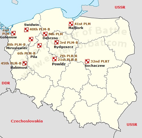 Polish Tactical Air Force order of battle in 1983