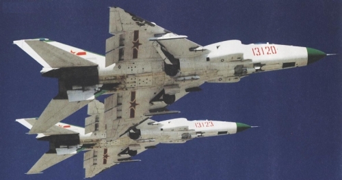 Chinese 1st Fighter Divisions Shenyang J-8B Finback-B