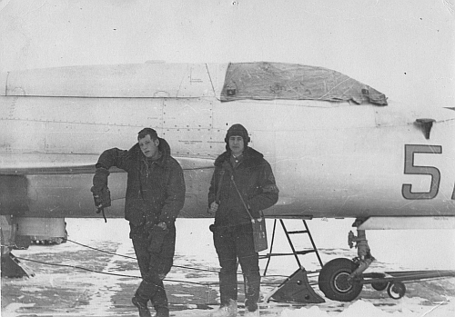 Soviet MiG-21PFS Fishbed-F at the Chortkov airport