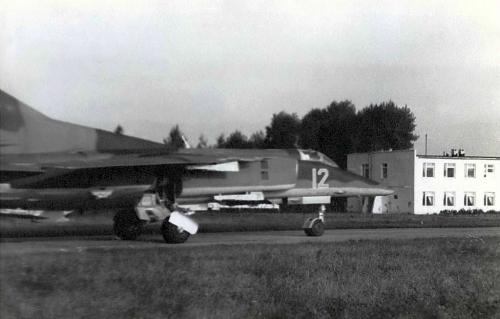Soviet MiG-27 Flogger-D at the Chortkov airport
