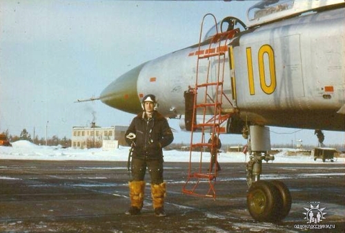Soviet Su-15TM Flagon-F at Afrikanda airport in 1993
