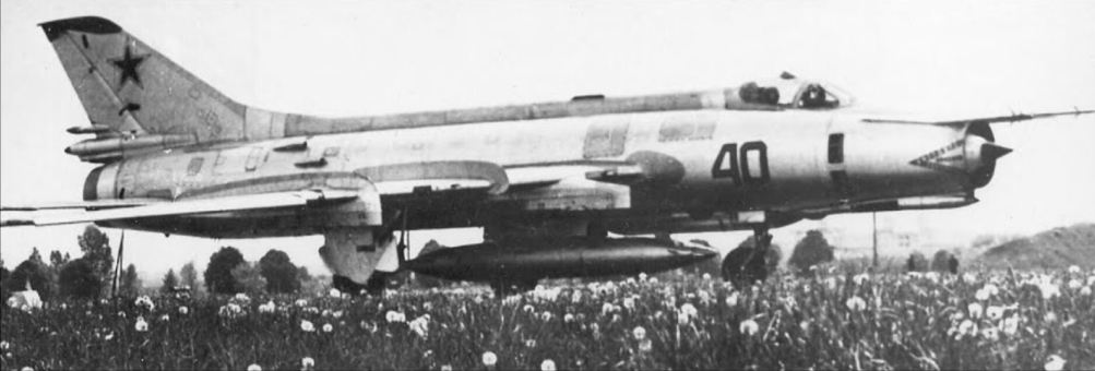 The Soviet Su-17M2 Fitter-D bomber in the seventies