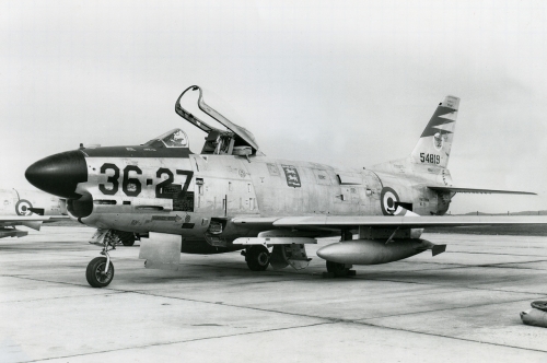 Normandia-Niemen F-86K Sabre in  1971