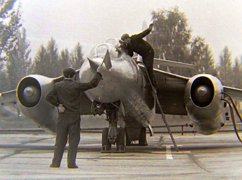 Soviet Yak-28U Maestro at Kolomija