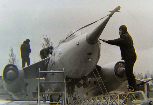 Soviet Yak-28U Maestro at Kolomija
