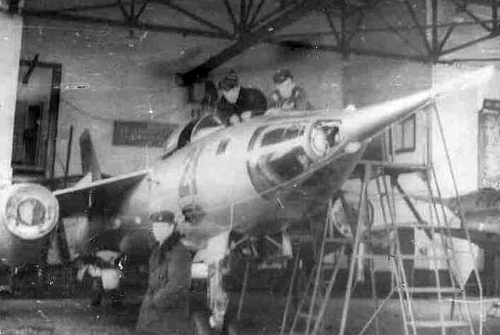 Soviet Yakovlev Yak-28 bombers at the Cherlyany airport