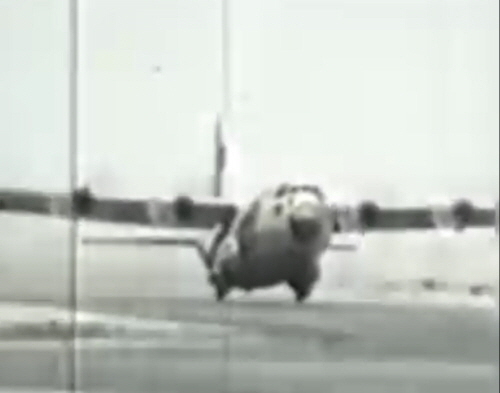 Libyan C-130H Hercules in Burkina Faso