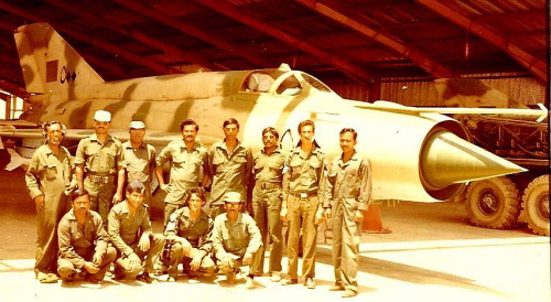 Libyan MiG-21bis at Kufra airbase in 1983