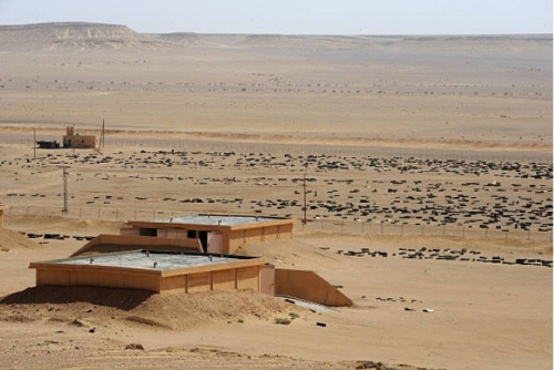Libyan ammunition depot 110 km south of the Ghardabiya airport   Photos: Philippe Desmazes