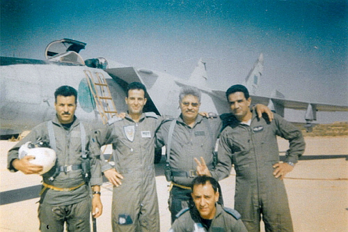 The Libyan personnel of the Ghardabiya air base and the 1055th Squadron's MiG-25PD  Foxbat-E  interceptor aircraft in the final period.