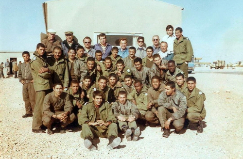 Sirte Air High School’s cadets and Czechoslovakian instructors at Ghardabiya airbase in 1979. Sirte Air High School’s cadets and Czechoslovakian instructors at Ghardabiya airbase in 1979.