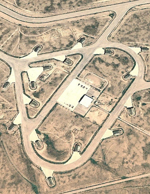 One air squadron's zone out of five Ghardabiya airbase. Image: Maxtar