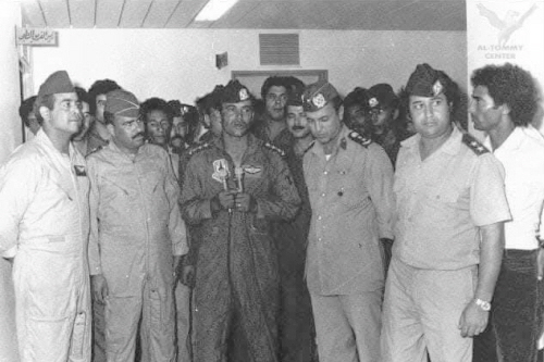 In November 1981 in Tripoli the press conference following the incident. Photo: Al-Tommy Center