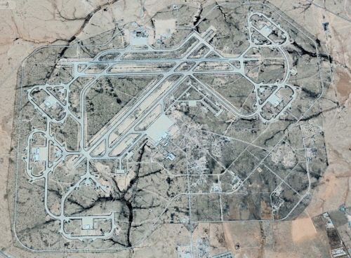 Lyban Syste Ghardabiya air base. Image Maxtar Lyban Syste Ghardabiya air base. Image Maxtar