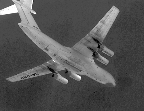 Libyan 1276th Squadron flew reconnaissance patrol missions over the Libyan coast using long-range, civilian-registered IL-76