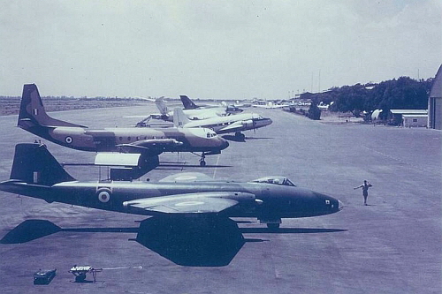 RAF Idris airport RAF Camberra. Photo: Colin Derbyshire RAF Idris airport RAF Camberra. Photo: Colin Derbyshire