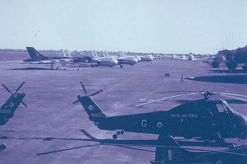 RAF Idris airport RAF Vulcan bomber. Photo: Colin Derbyshire RAF Idris airport RAF Vulcan bomber. Photo: Colin Derbyshire