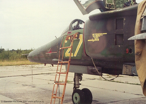Soviet 899th APIB MiG-27D Flogger-J at Lielvarde airport. Photo: Stanislav Mackovik (airforce.ru) Soviet 899th APIB MiG-27D Flogger-J at Lielvarde airport. Photo: Stanislav Mackovik (airforce.ru)