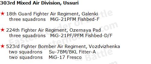 1st Soviet Tactical Air Army Order of Battle in 1968a 1st Soviet Tactical Air Army Order of Battle in 1968a