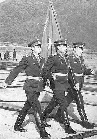 799th Independent Reconnaissance Aviation Regiment in 1970 at Novorossiya-1 Airport IL-28R Beagle