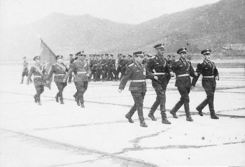 799th Independent Reconnaissance Aviation Regiment in 1968 at Novorossiya-1 Airport IL-28R Beagle