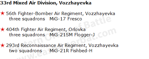 Soviet 33rd Mixed Aviation Division Vozzhayevka airport Soviet 33rd Mixed Aviation Division Vozzhayevka airport