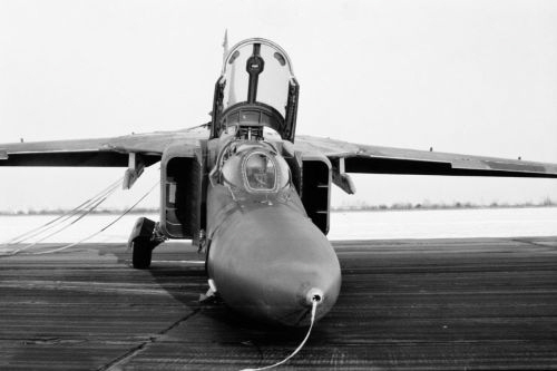 Soviet 404th regiment MiG-23M at orlovka airport acident