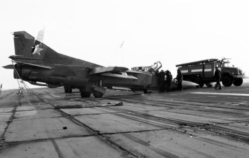 Soviet 404th regiment MiG-23M at orlovka airport acident